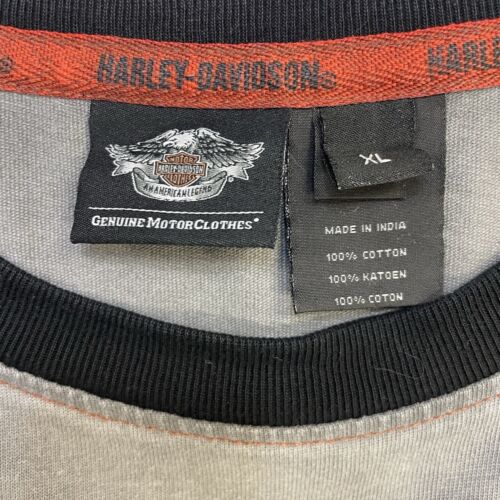 Vintage Harley Davidson Motorycycles Long Sleeve T-Shirt Size XL Distressed