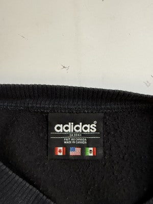 Vintage Adidas Crewneck Sweatshirt Size Large Black