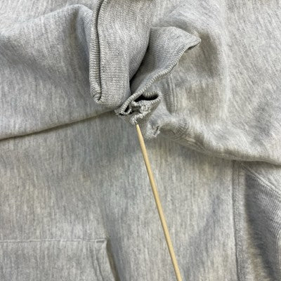 Vintage Champion Sweatshirt Hoodie Size Medium Gray 80s