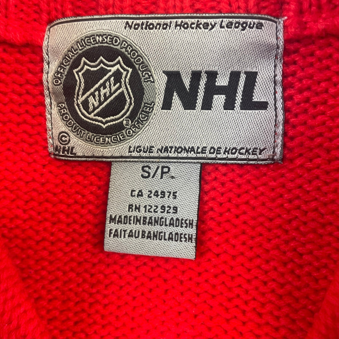 Ottawa Senators 1/4 Zip Pullover Sweater Size Small NHL