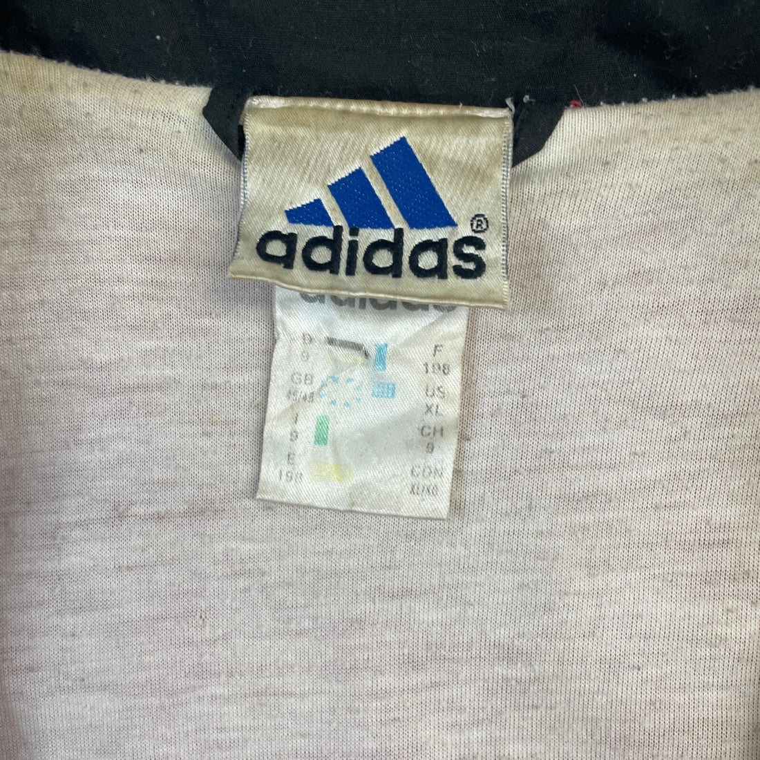 Vintage Adidas Windbreaker Light Jacket Size XL Red