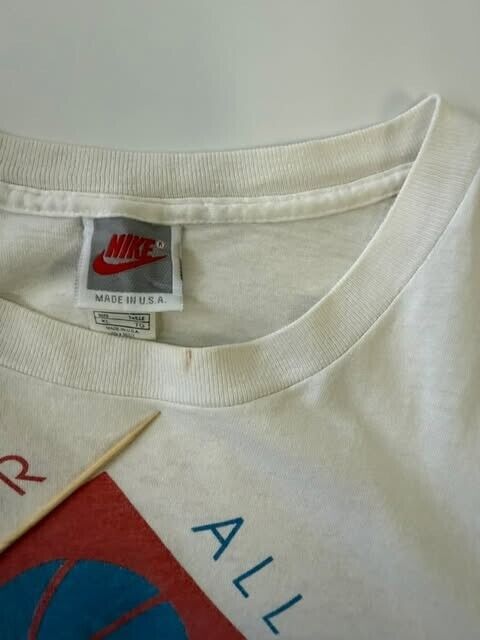 Vintage Nike Big East All-Star Basketball Summer Tour T-Shirt Size Xl 1993 90s