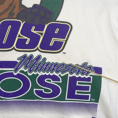 Vintage Minnesota Moose Hockey Salem T-Shirt Size XL 90s