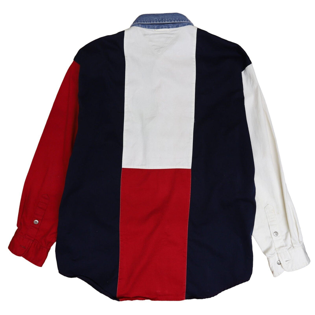 Vintage Tommy Hilfiger Star Button Up Shirt Size Large America USA