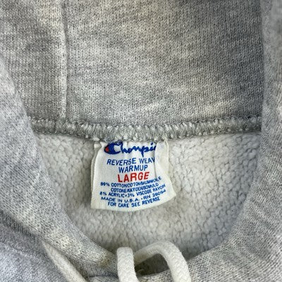 Vintage Delaware Valley Champion Reverse Weave Sweatshirt Hoodie Size Large 80s