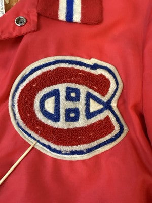 Vintage Montreal Canadiens Bomber Jacket Size Large NHL