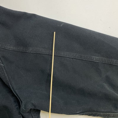 Carhartt Canvas Detroit Work Jacket Size XL Blanket Lined Black J001