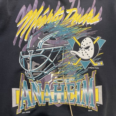 Vintage Anaheim Mighty Ducks Sweatshirt Crewneck Size Large 90s NHL