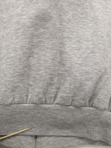 Vintage Nike Sweatshirt Hoodie Size Large Gray Blue Full Zip 80s