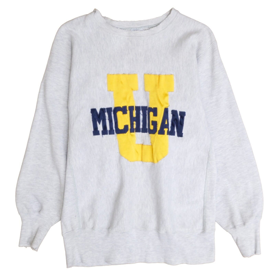 Vintage Michigan Wolverines Champion Reverse Weave Sweatshirt Large 90s NCAA