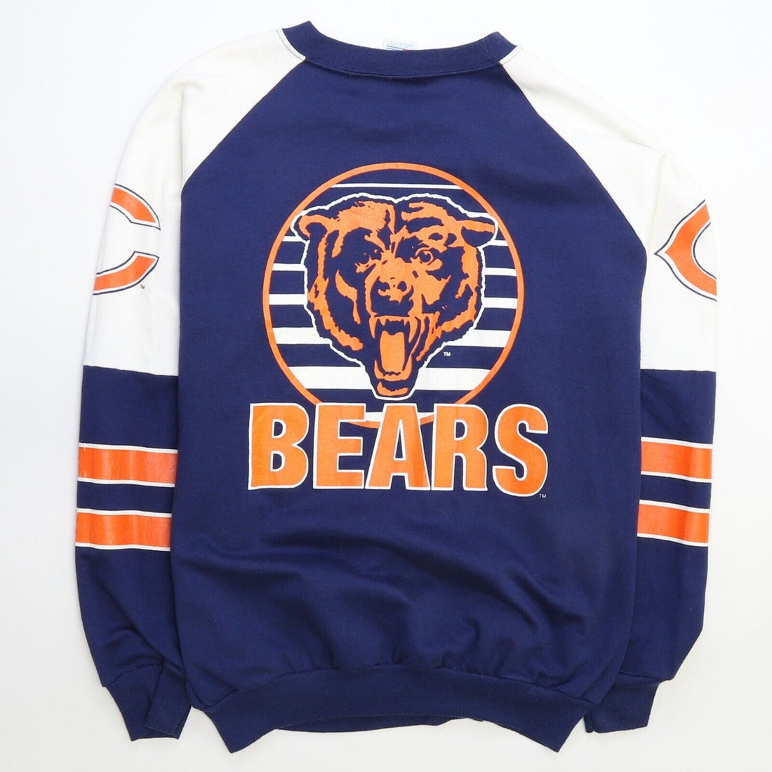 Vintage Chicago Bears Sweatshirt Crewneck Size XL All Over Print 90s NFL
