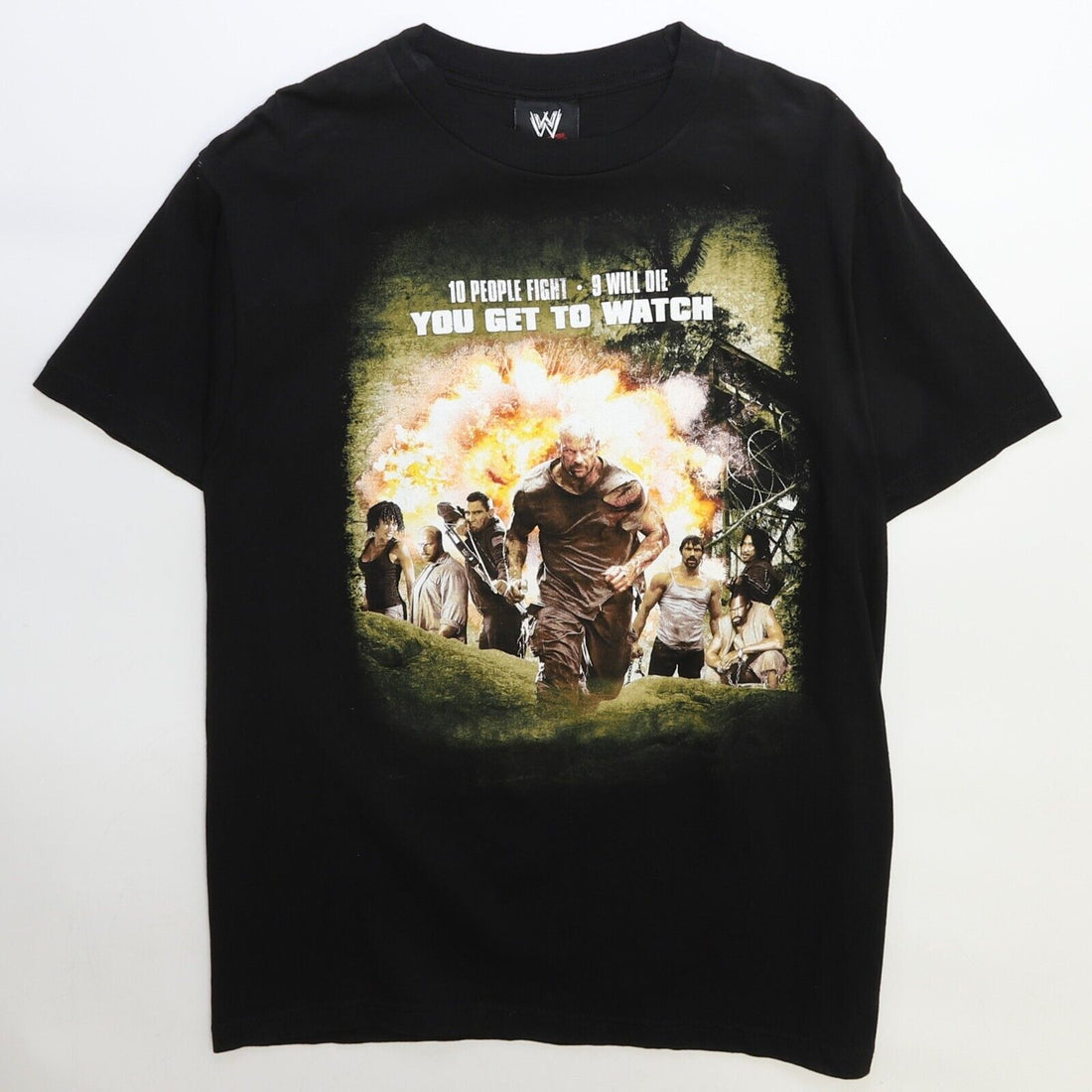 Vintage Stone Cold Steve Austin The Condemned T-Shirt Large Movie Promo WWE