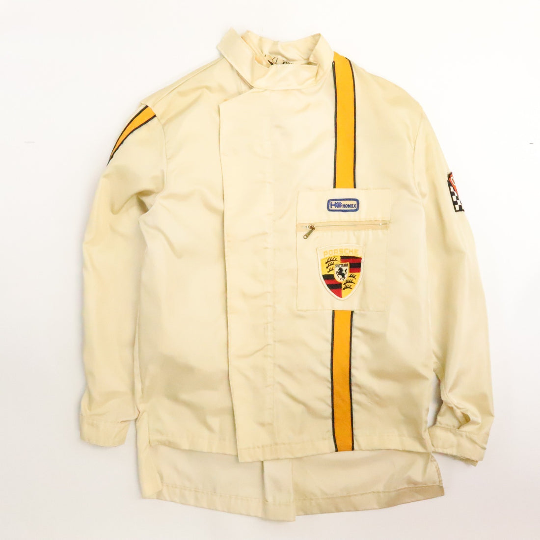 Vintage Frank Comito Racing Nomex Jacket Size Large Patches 80s