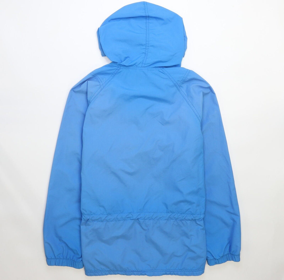Vintage L.L. Bean Windbreaker Anorak Light Jacket Size Large Blue