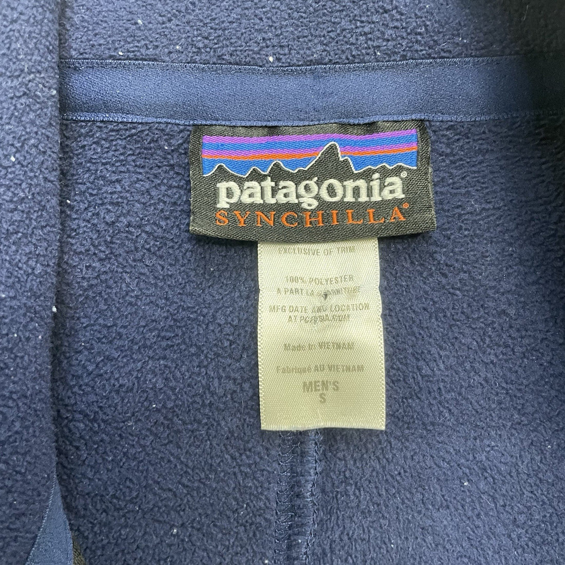 Patagonia Synchilla Fleece Jacket Size Small Blue