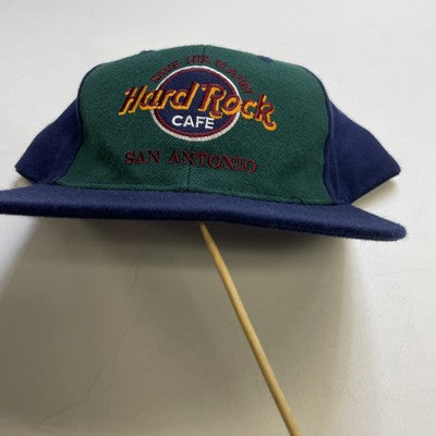 Vintage Hard Rock Cafe San Antonio Wool Snapback Hat Cap OSFA