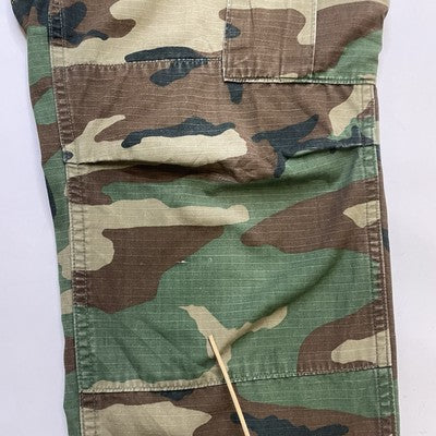 Hot Weather Woodland Camouflage Combat Cargo Pants Size Small