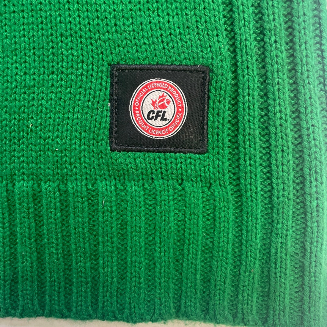 Saskatchewan Roughriders 1/4 Zip Pullover Sweater Size Small CFL