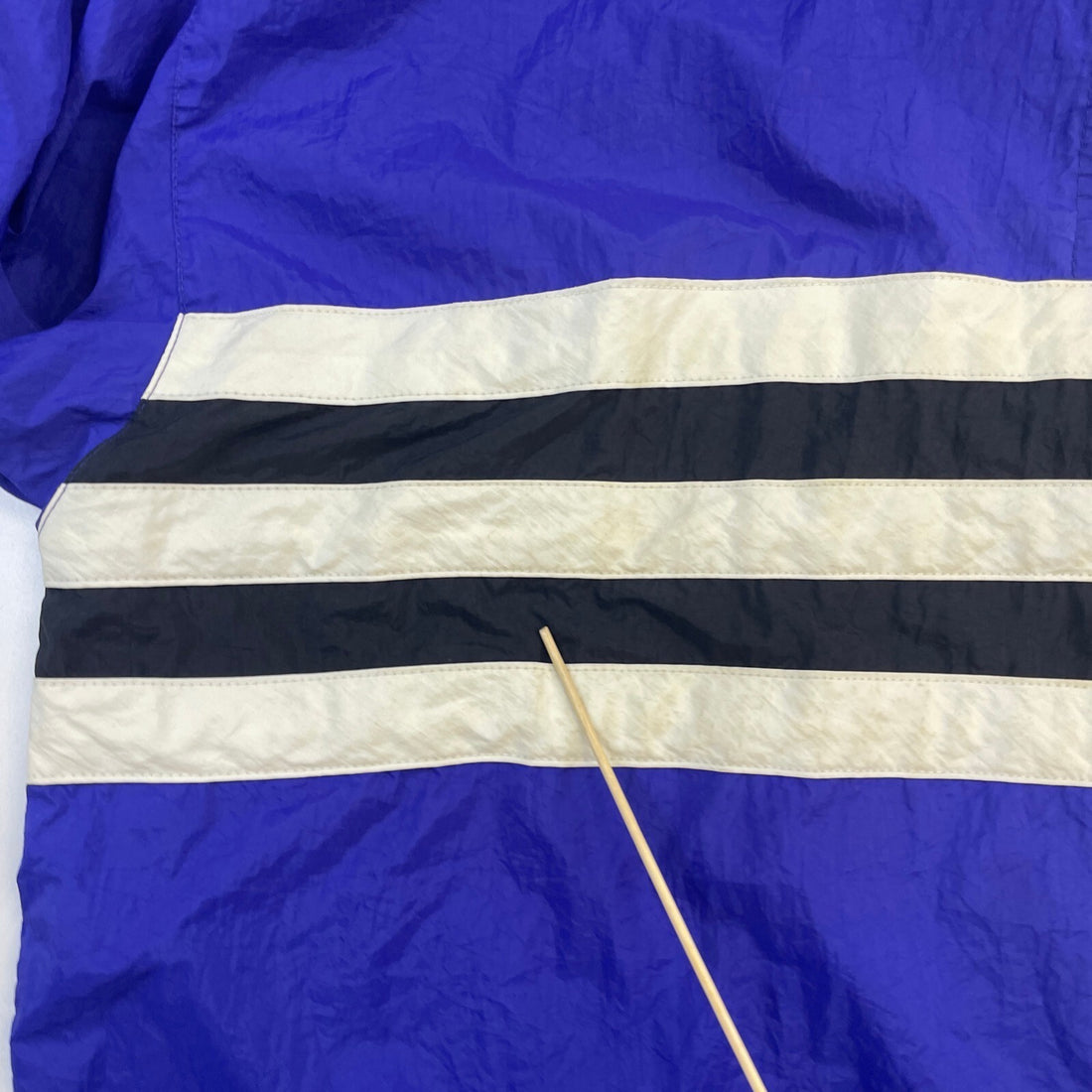 Vintage Adidas Pullover Windbreaker Light Jacket Size Large Blue