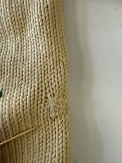 Vintage Golf Fore Wool Knit Cowichan Sweater Size Large