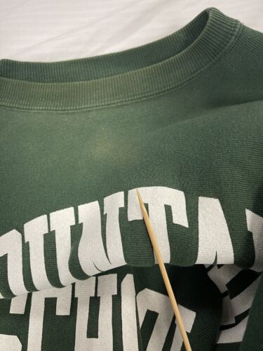 Vintage Mountain School Champion Reverse Weave Sweatshirt Size XL Green 90s