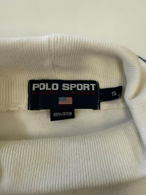 Vintage Polo Sport Ralph Lauren Arctic Challenge Turtleneck Sweatshirt Small