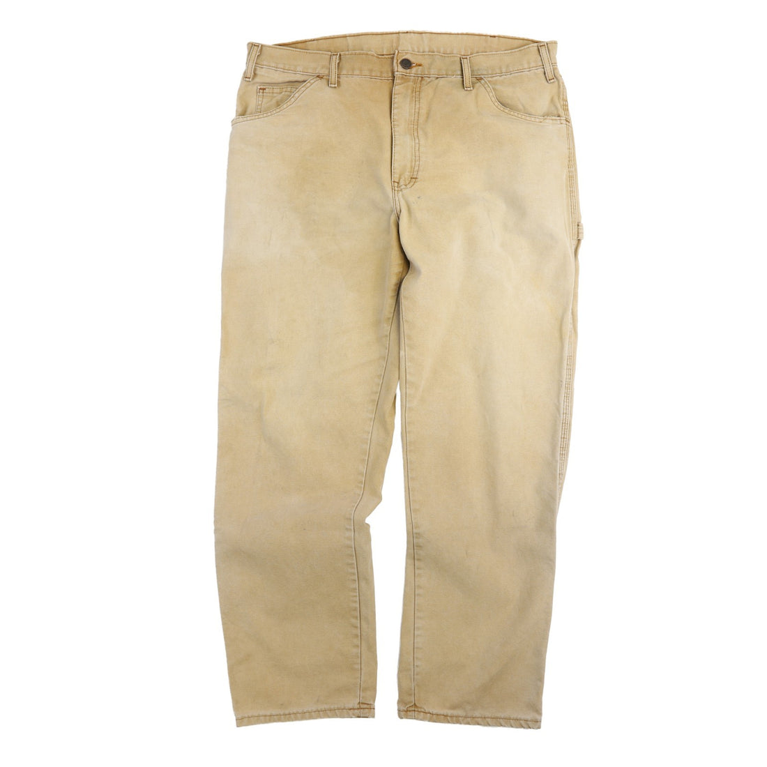 Dickies Canvas Carpenter Work Pants Size 36 X 32 Brown