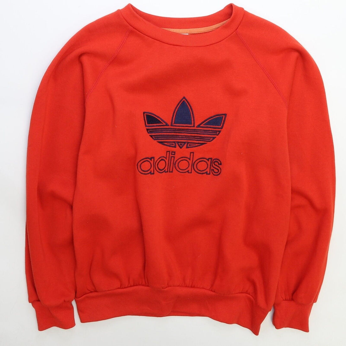 Vintage Adidas Trefoil Crewneck Sweatshirt Size Large Red 90s