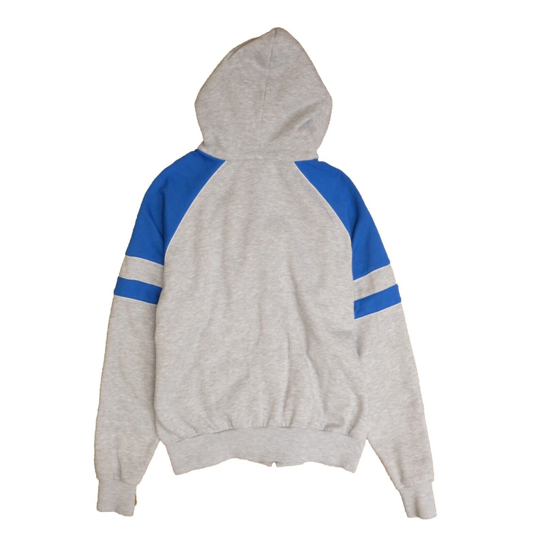 Vintage Nike Sweatshirt Hoodie Size Large Gray Blue Full Zip 80s