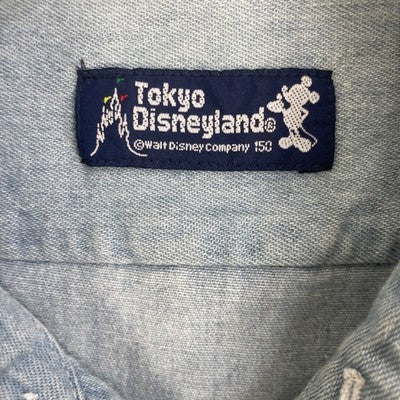 Tokyo Disneyland Denim Button Up Shirt Size Small