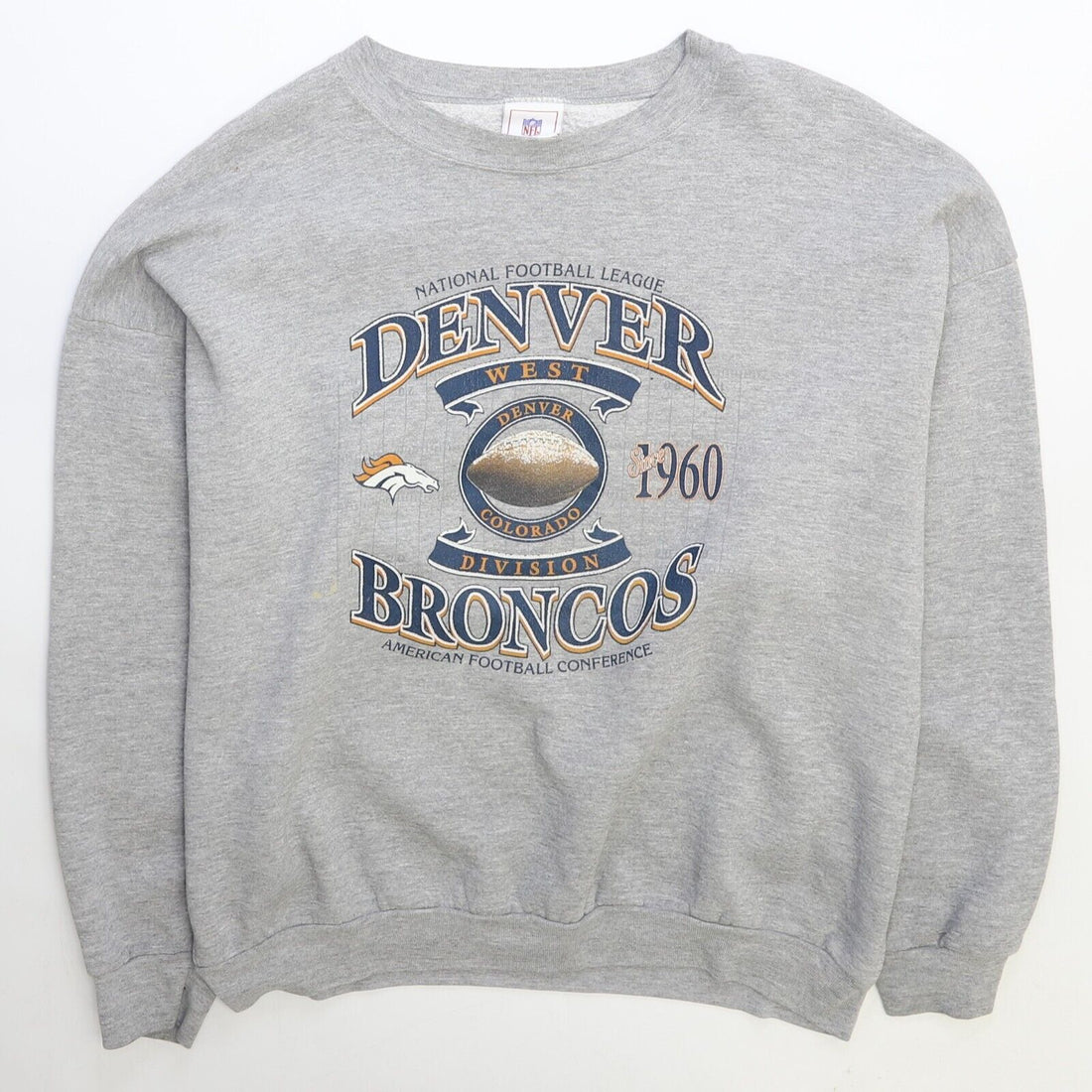 Vintage Denver Broncos Sweatshirt Crewneck Size 2XL NFL