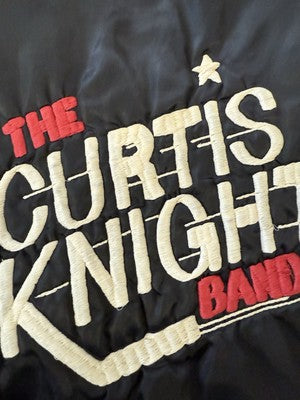Vintage Curtis Knight Band Satin Jacket Size Small Music