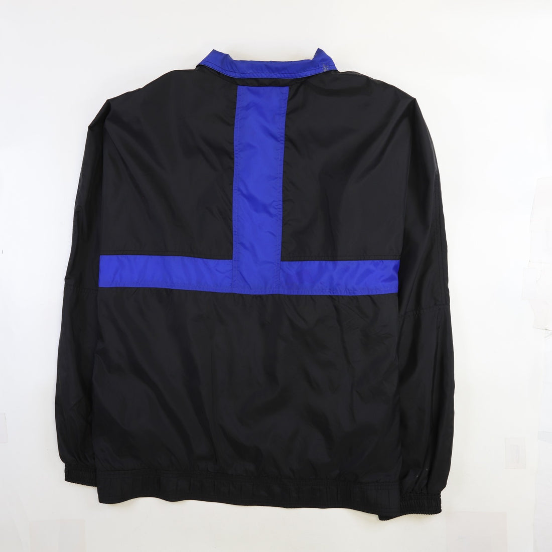 Vintage Adidas Windbreaker Light Jacket Size Large Blue Black