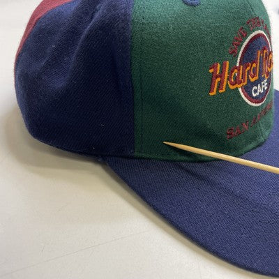 Vintage Hard Rock Cafe San Antonio Wool Snapback Hat Cap OSFA