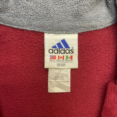 Vintage Adidas Fleece Jacket Size XL Full Zip