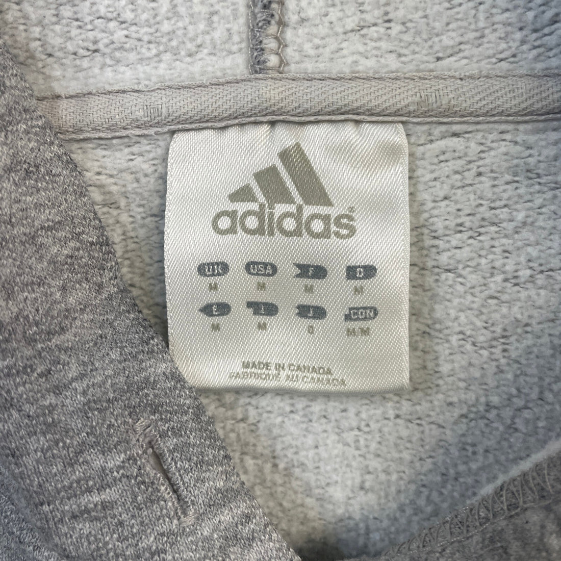 Vintage Adidas Sweatshirt Hoodie Size Medium Embroidered
