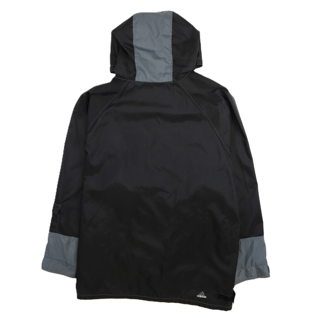 Vintage Adidas Windbreaker Light Jacket Size XL Black