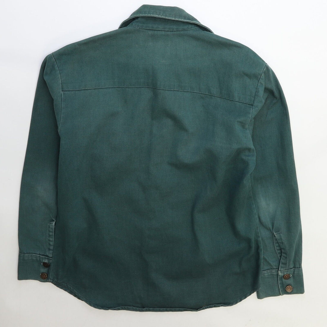 Vintage JCPenney Button Up Shirt Size Large Green