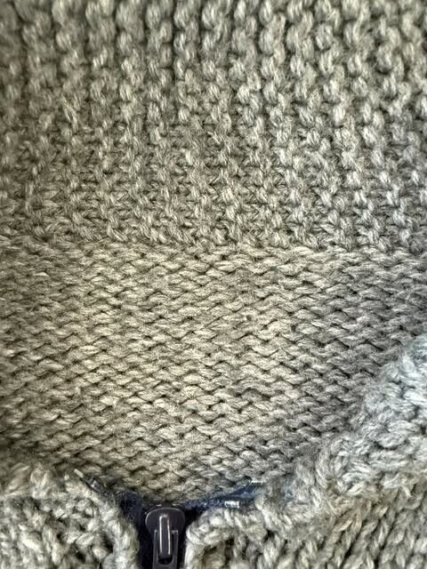 Vintage Swan Wool Knit Cowichan Sweater Size Large Gray