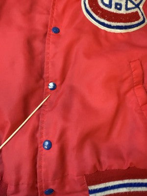 Vintage Montreal Canadiens Bomber Jacket Size Large NHL