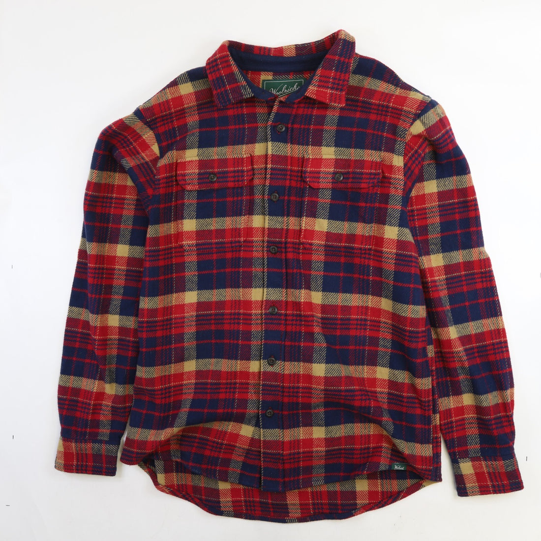 Woolrich Green Label Collection Button Up Shirt Size Medium Plaid