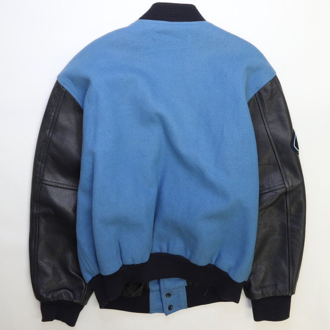 Vintage St Michael's Kerry Blues Football Leather Wool Varsity Jacket Size XL