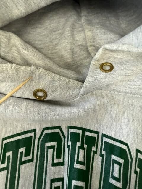 Vintage Fitchburg State Champion Reverse Weave Sweatshirt Hoodie Size XL 90s