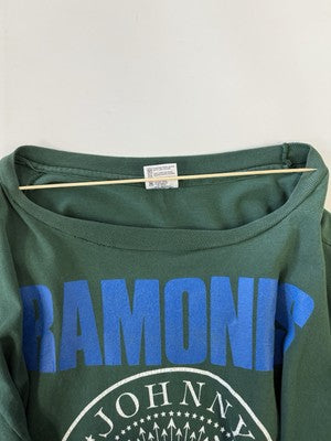 Vintage Ramones Hey Ho Let's Go Final Tour T-Shirt Size XL Band Tee 90s Read Description