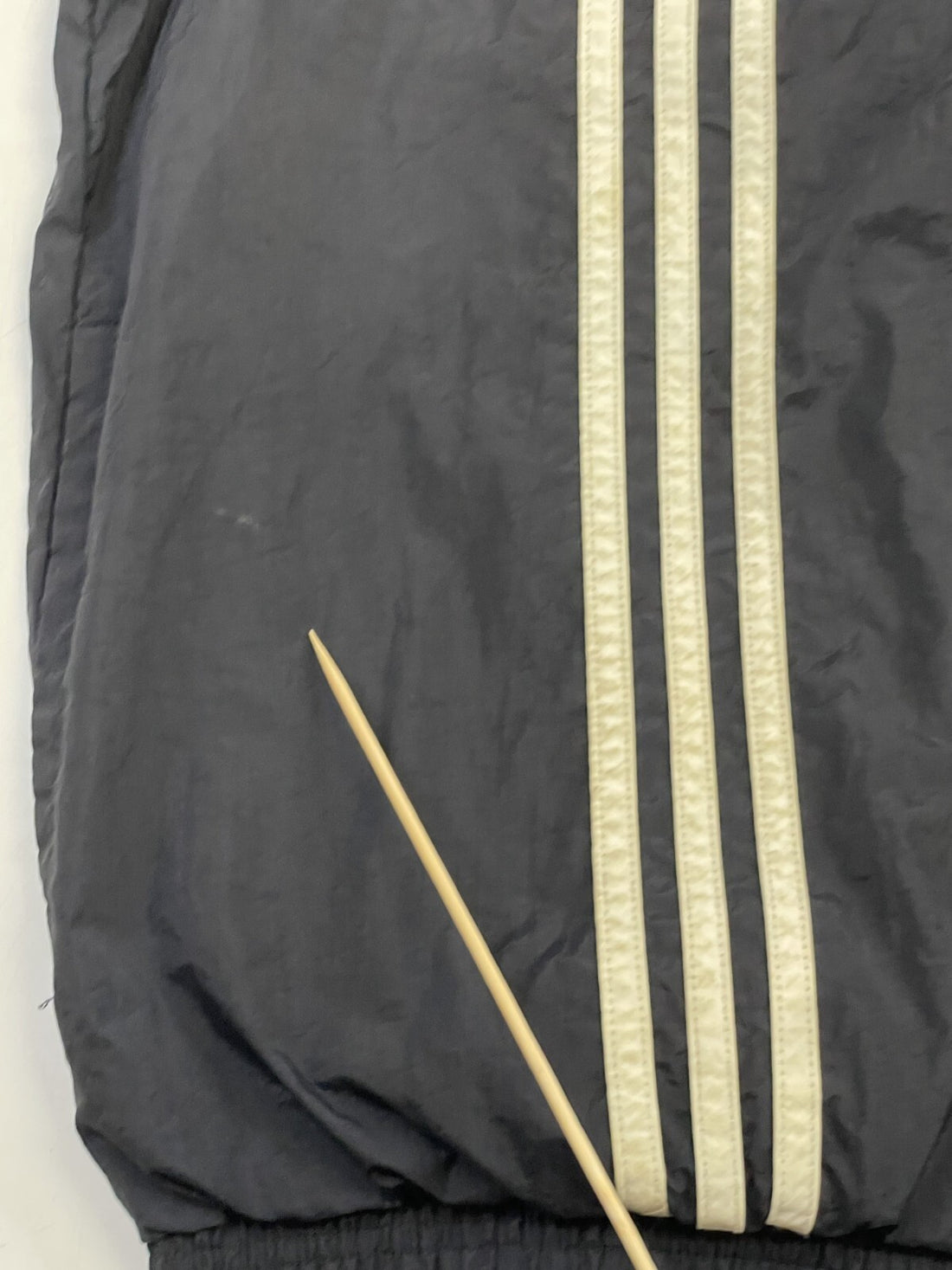 Vintage Adidas Windbreaker Light Jacket Size Medium Black