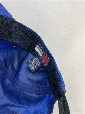Vintage Tommy Hilfiger Jeans 5 Panel Nylon Hat Cap OSFA Blue