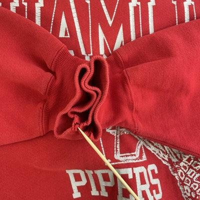 Vintage Hamline Pipers Basketball Champion Reverse Weave Sweatshirt Size XL 90s