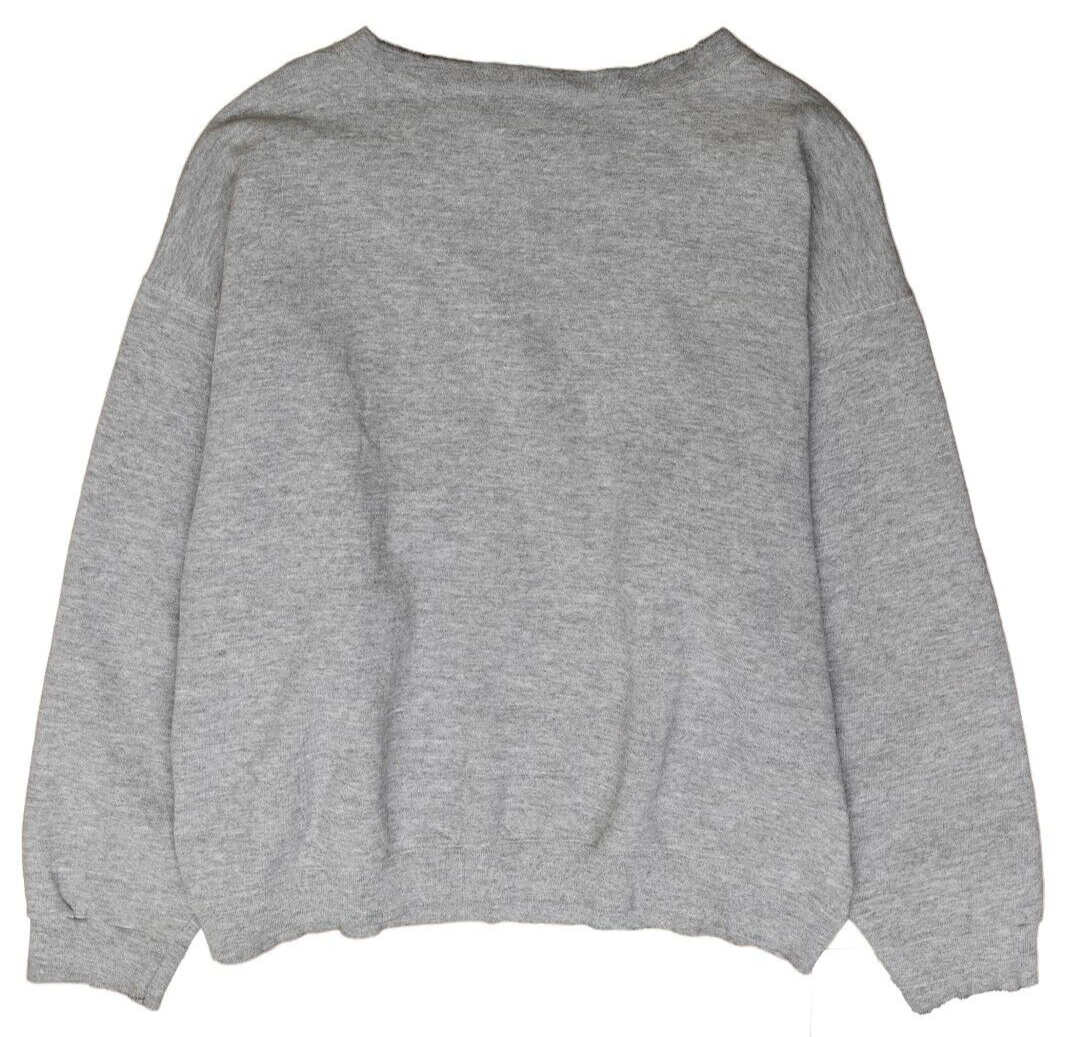 Vintage Nike Sweatshirt Size Large Gray Embroidered Swoosh 90s