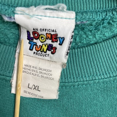 Vintage Tweety Bird Looney Tunes Crewneck Sweatshirt Size Large 1996 90s