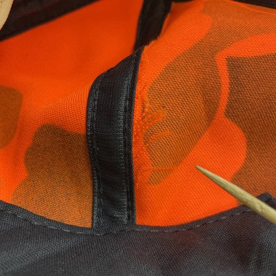 Vintage Ford Duck Camo Snapback Hat Cap OSFA Orange Camoflauge